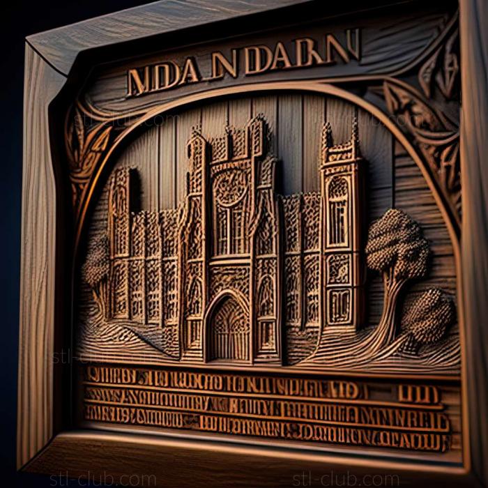 3D model Durham in the United Kingdom (STL)